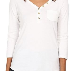 Lilly Pulitzer White Palmetto Top Size M